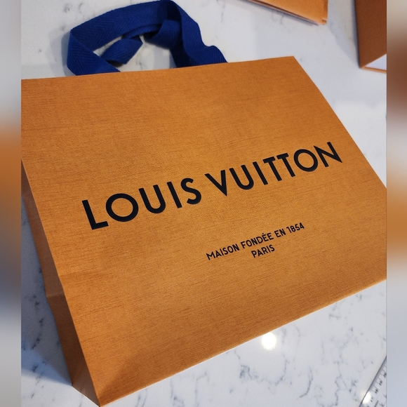 LOUIS VUITTON - Medium giftbag (Authentic - small stain) - Picture 1 of 6